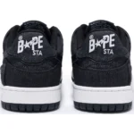 BAPE® SK8 STA DENIM MENS-BAPESTA BLACK