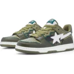 BAPE® SK8 STA #4 MENS-BAPESTA OLIVE DARK