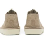 BAPE® CENTER SEAM SHOES MENS-BAPESTA BEIGE