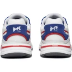 BAPESTA SHOES SHARK STA UK MENS-WHITE