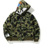 BAPE HOODIE MM BAPE HOODIE DOWN JACKET MENS