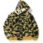 BAPE HOODIE MM BAPE HOODIE DOWN JACKET MENS