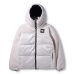 BAPE BOA PANEL HOODIE DOWN JACKET-WHITE