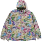 BAPE HOODIE JACKET ART CAMO LIGHTWEIGHT