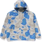 BAPE HOODIE LIQUID CAMO HOODIE JACKET MENS