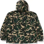 BAPE HOODIE MARBLING CAMO NYLON JACKET MENS