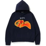 BAPE LAYERED PATCH LOOSE FIT PULLOVER HOODIE MENS