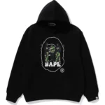 BAPE SPORT GRAPHIC PULLOVER HOODIE MENS