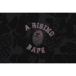 BAPE ASIA CAMO PULLOVER HOODIE RELAXED FIT MENS-BLACK