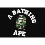 BAPE HOODIE ABC CAMO COLLEGE ORGANIC COTTON PULLOVER