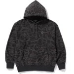 BAPE HOODIE NEON CAMO JACQUARD MENS