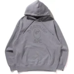 BAPE RHINESTONE COLLEGE PULLOVER HOODIE MENS