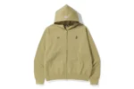 BAPE X URSUS LOOSE FIT ZIP UP HOODIE-BEIGE