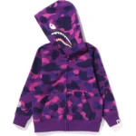 BAPE COLOR CAMO SHARK ZIP HOODIE KIDS