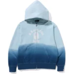 BAPE OLLEGE GRADATION FULL ZIP HOODIE MENS