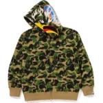 BAPE X READYMADE ABC CAMO EAGLE FULL ZIP HOODIE MENS