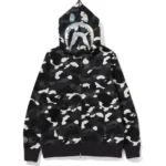 BAPE CITY CAMO SHARK FULL ZIP HOODIE MENS