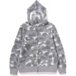 BAPE CITY CAMO SHARK FULL ZIP HOODIE MENS