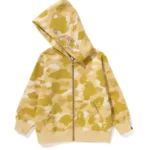 BAPE HOODIE COLOR CAMO SHARK ZIP HOODIE KIDS