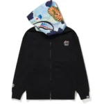 BAPE X BAYC – SHARK FULL ZIP HOODIE MENS-BLACK