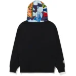 BAPE X BAYC – SHARK FULL ZIP HOODIE MENS-BLACK