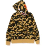 BAPE 1ST CAMO 2ND SHARK FULL ZIP HOODIE