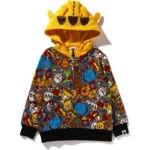 BAPE BABY MILO TOY BOX ZIP HOODIE KIDS-Multi