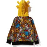 BAPE BABY MILO TOY BOX ZIP HOODIE KIDS-Multi