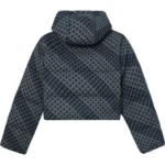 BAPE HOODY DOWN JACKET LADIES-indigo