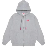 BAPE HOODIE APEE HOODIE OVERSIZED JACKET LADIES-GREY