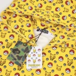 Bape x Pokémon Full Zip Hoodie-YELLOW