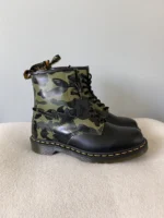 Bape x Dr. Martens 1460 Boots-BAPESTA Army Green