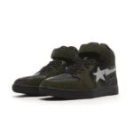 BAPE BLOCK STA HI SNEAKERS-BAPESTA BROWN