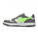 BAPE SK8 STA #4 M2 Low Top Shoes-BAPESTA Grey