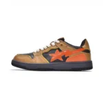 BAPE SK8 STA #8 Low Shoes-BAPESTA Brown