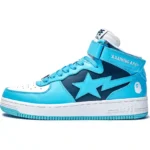 BAPE STA MID #2 M2 Sneakers-BAPESTA BLUE