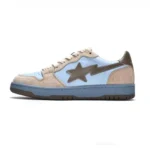 BAPE STA Sk8 Low Court Shoes-BAPESTA Sky Blue