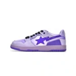 BAPE Sk8 Sta #1 M2 Low Top Shoes-Purple