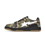 BAPE Sk8-Sta Low Shoes-BAPESTA Army