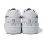 BAPESTA x COACH #2 Low Shoes-WHITE