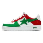 BAPESTA M1 Mexico Shoes-WHITE/Green