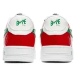 BAPESTA M1 Mexico Shoes-WHITE/Green