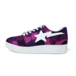 BAPESTA M2 Low Camo Sneakers-PURPLE