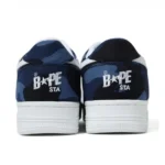 BAPESTA M2 Low Canvas Shoes-Navy camo