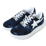 BAPESTA M2 Low Canvas Shoes-BLUE