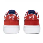 BAPESTA MAD M1 Red Shoes-BAPESTA RED