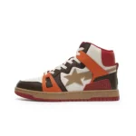 BAPESTA Mid 93 HI Shoes-Brown