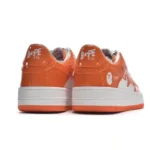 BAPESTA SK8 #7 Low Shoes-Orange