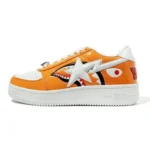 BAPESTA Shark Low Shoes-Orange