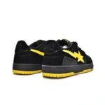 BAPESTA Sk8 93 Low Top Shoes-BLACK